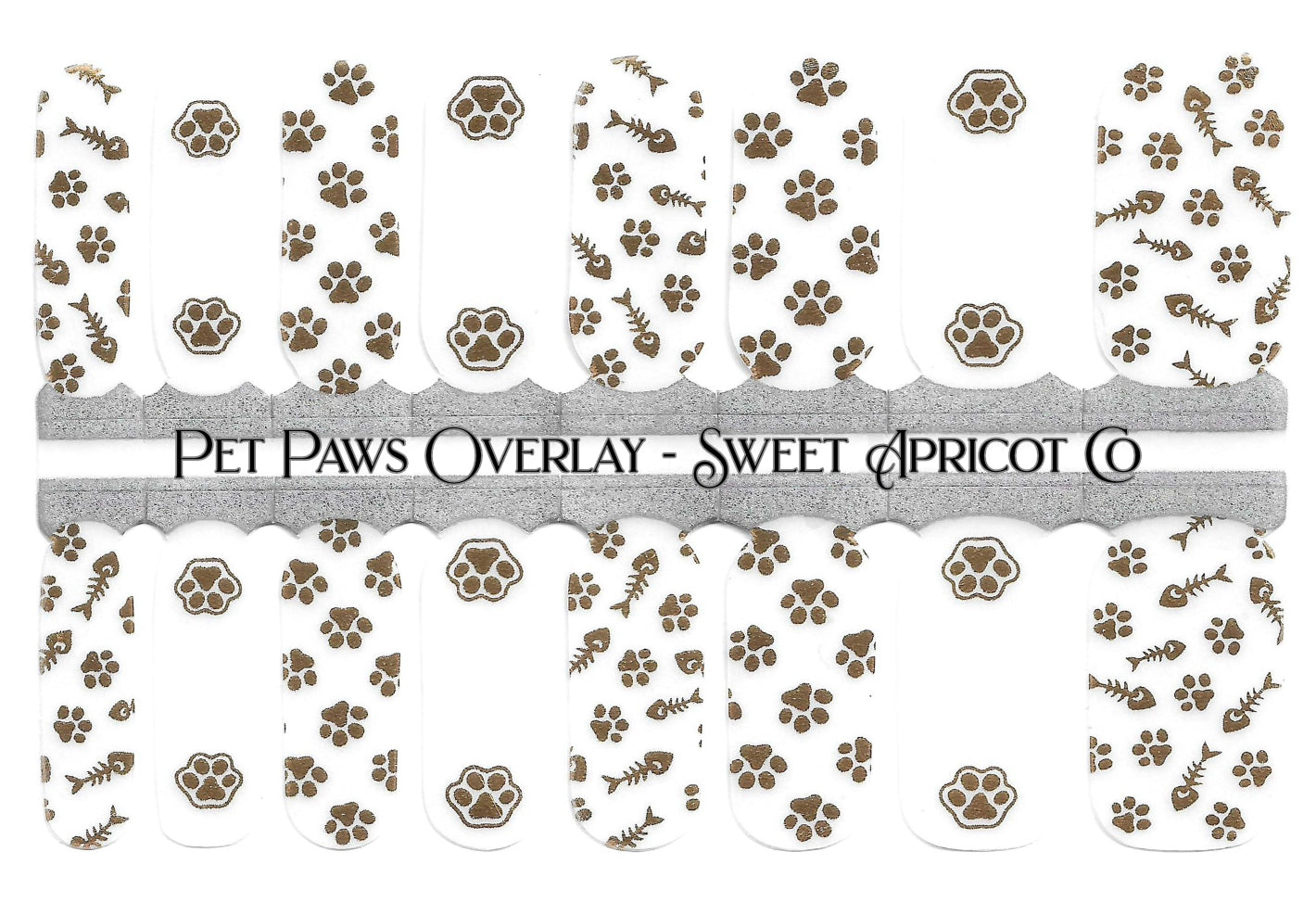 Pet Paws Overlay Nail Wraps - Darling Design