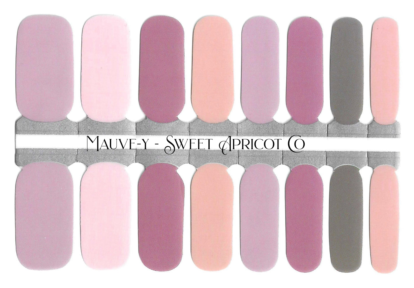 Mauve-y Nail Wraps - Solid