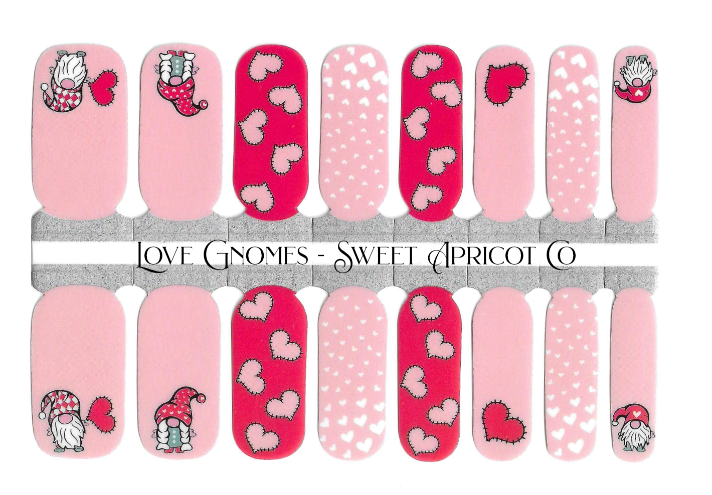 Love Gnomes Nail Wraps - So Cute!