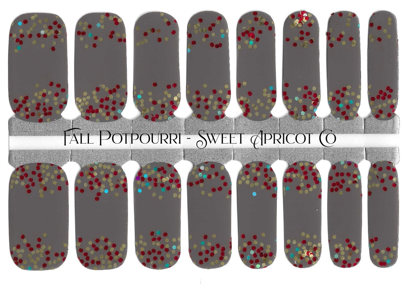 Fall Potpourri Nail Wraps - A Gorgeous Neutral