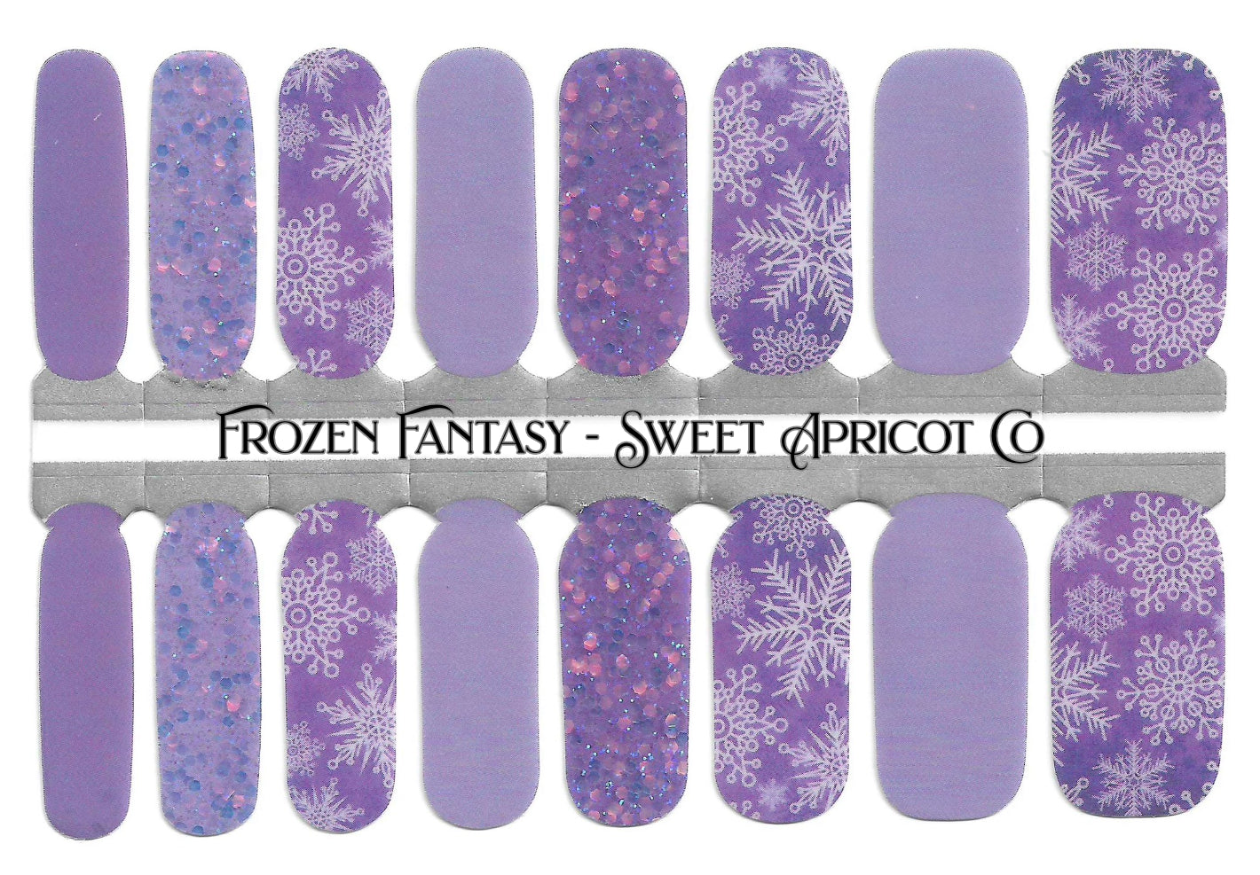 Frozen Fantasy Nail Wraps - Beautiful Winter Design