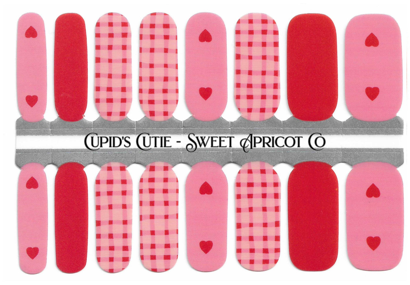 Cupid's Cutie Nail Wraps - Valentine Design