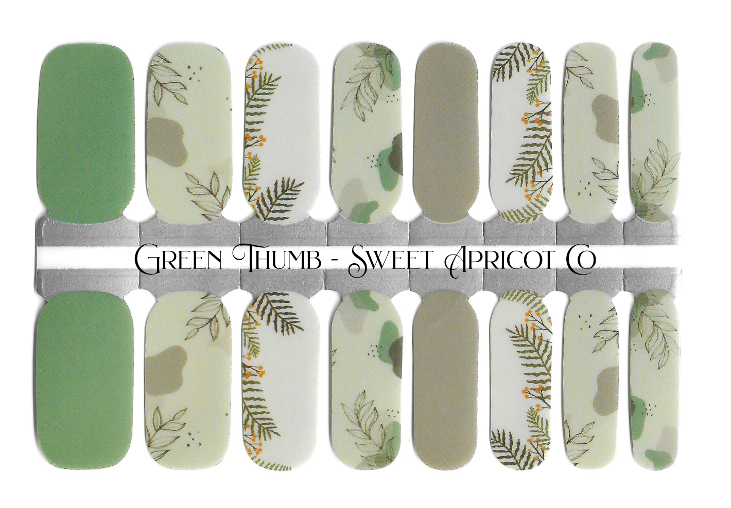 Green Thumb Nail Wraps - Gorgeous!