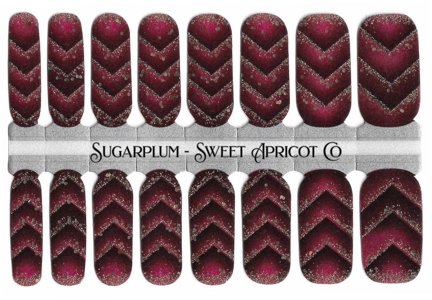 Sugarplum Nail Wraps - Holiday Design