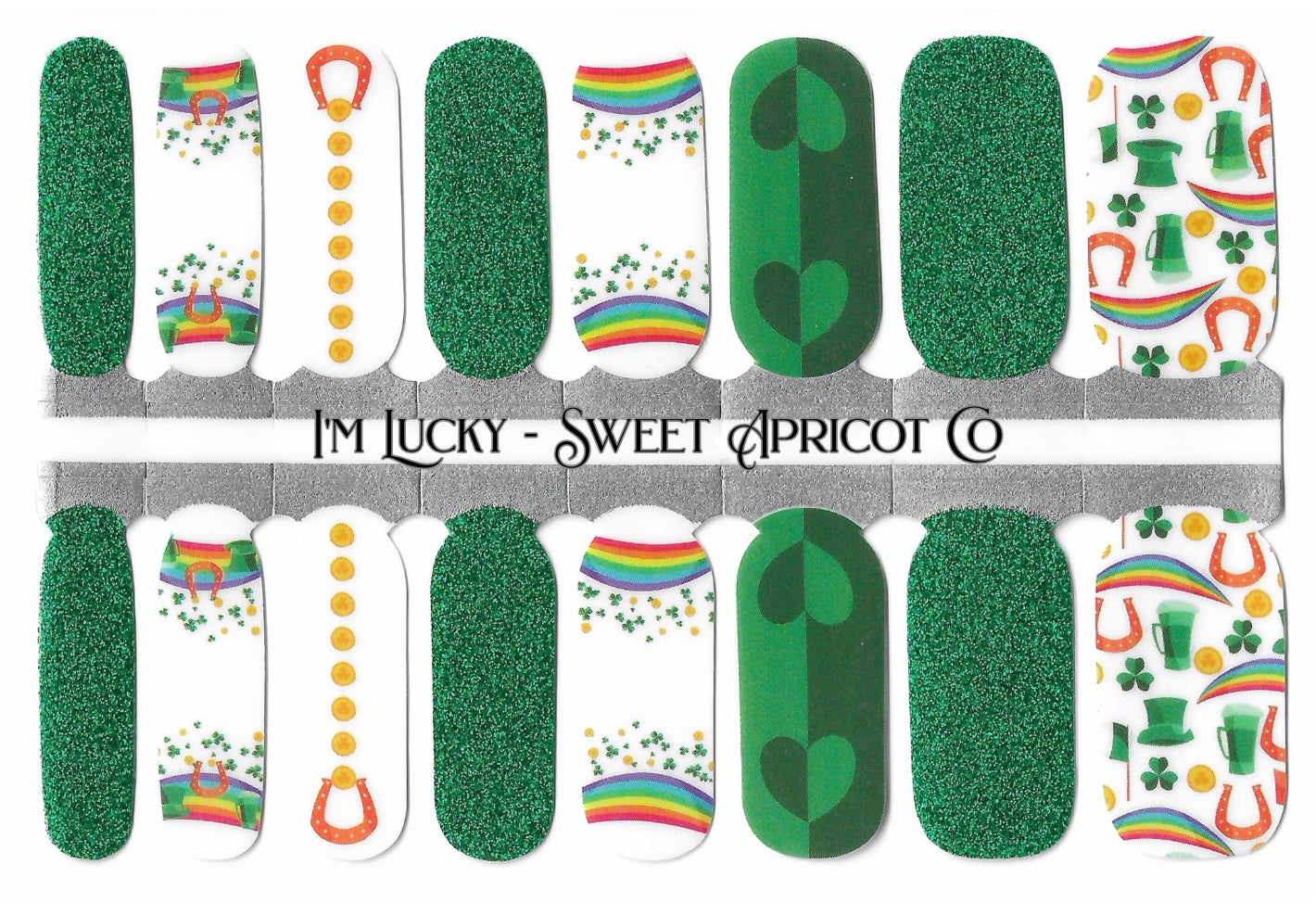 I'm Lucky Nail Wraps - St Patrick's Day Design