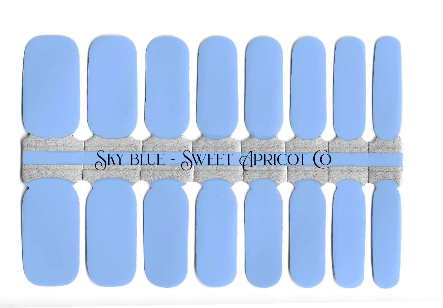 Sky Blue Nail Wraps - Gorgeous!