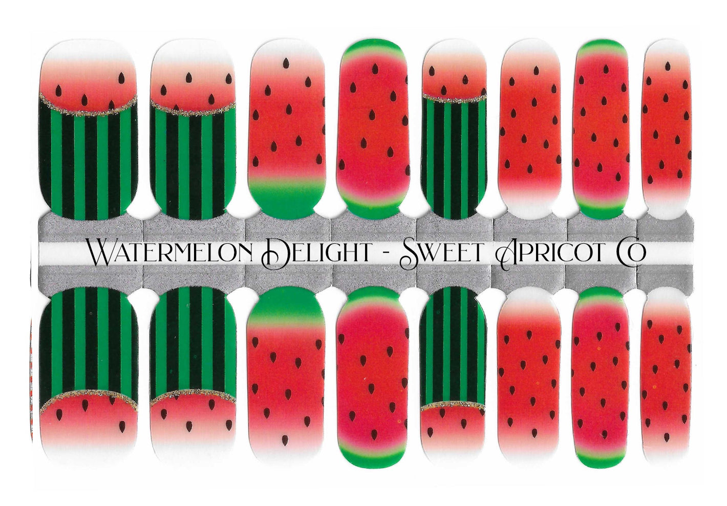 Watermelon Delight - Summer Nail Wraps