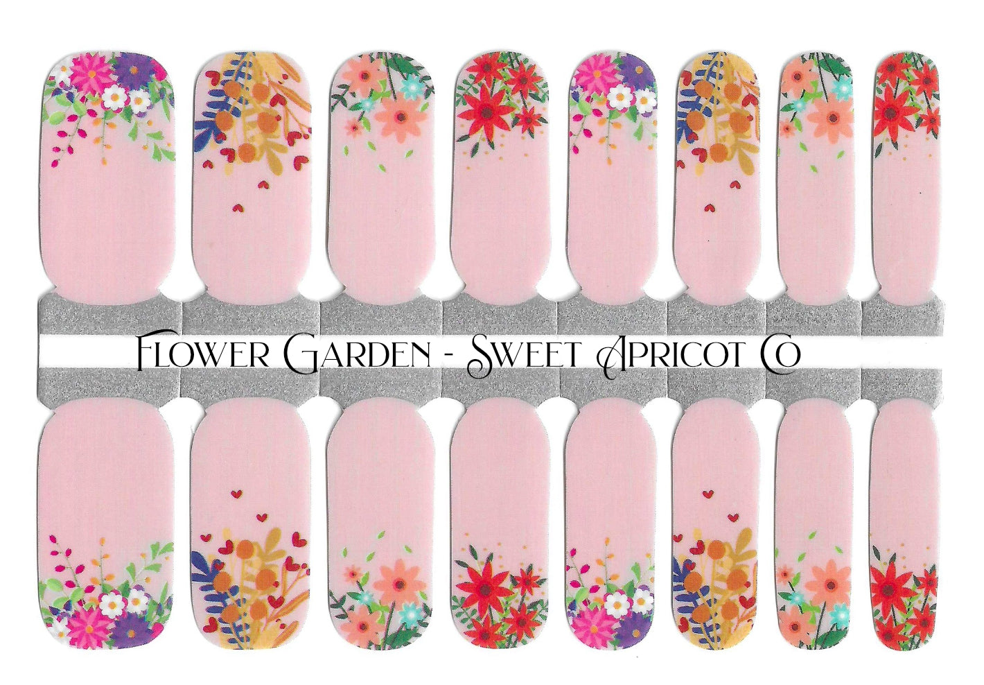 Flower Garden Nail Wraps - Floral Theme