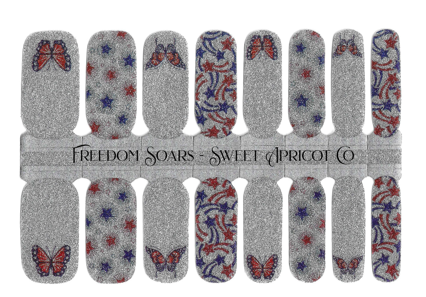 Freedom Soars - 4th of July Nail Wraps