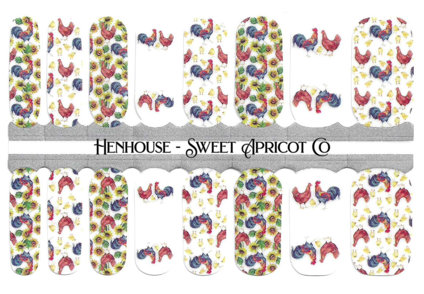 Henhouse Nail Wraps - Darling Design