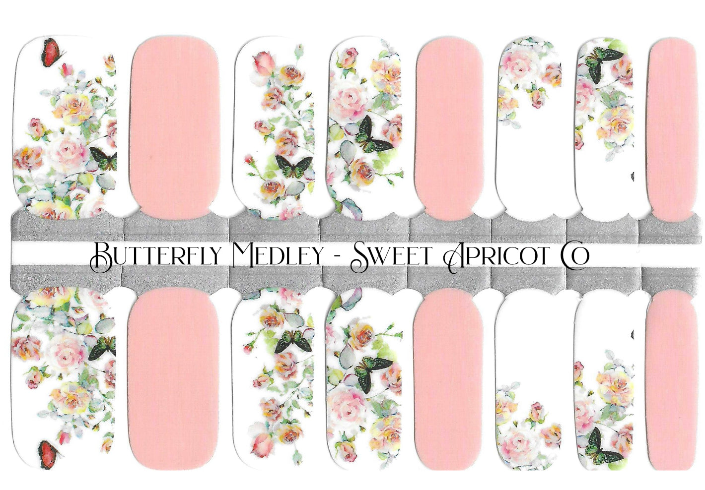 Butterfly Medley Nail Wraps - Gorgeous!!