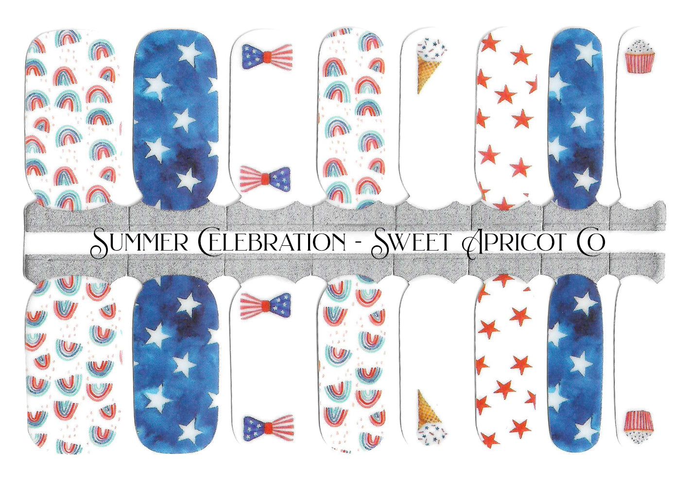 Summer Celebration - 4th of July Nail Wraps