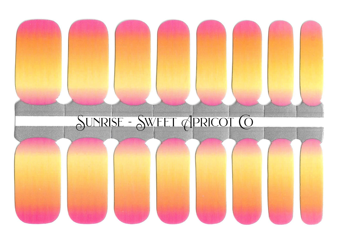 Sunrise Nail Wraps - Ombre