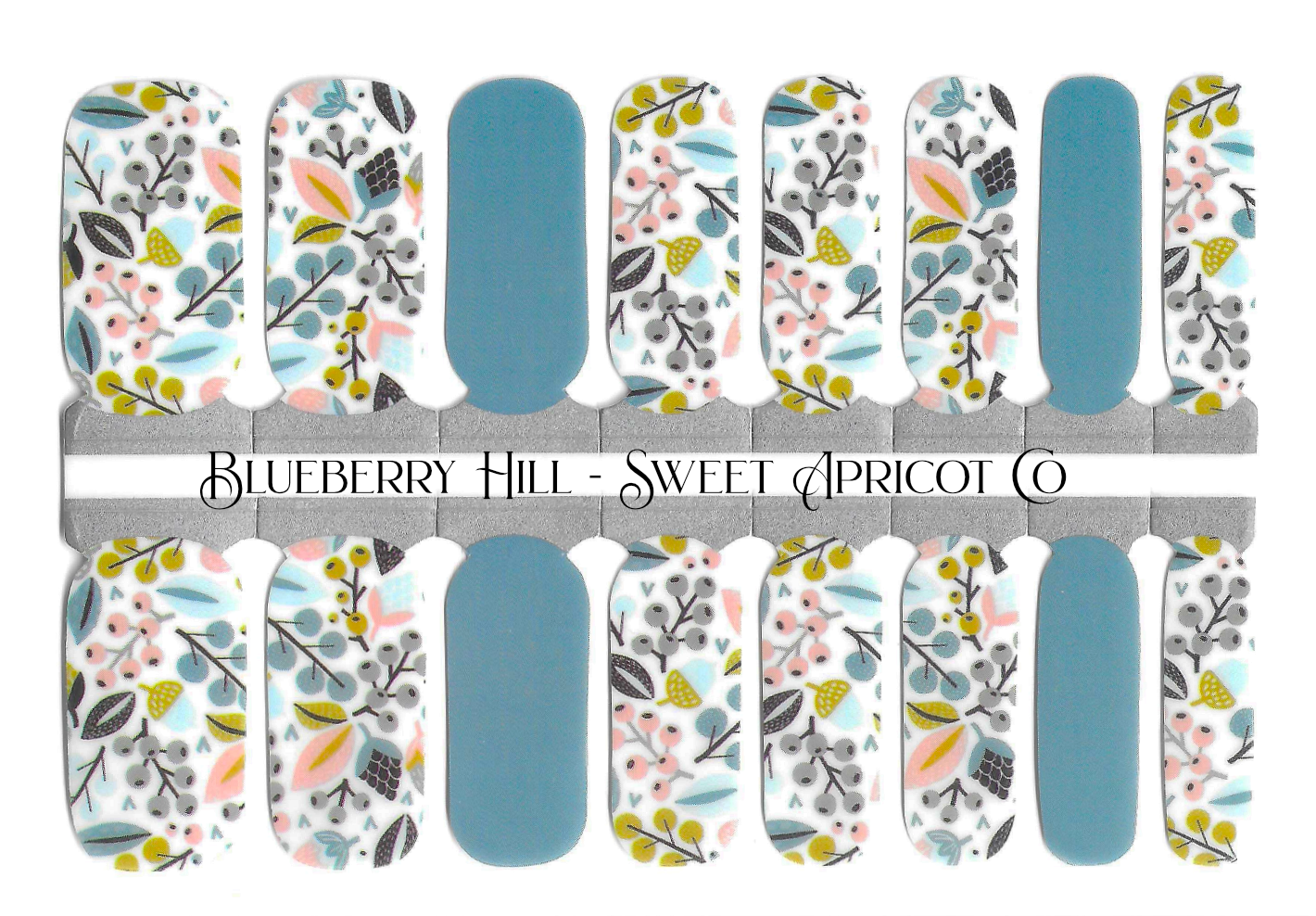 Blueberry Hill Nail Wraps - Gorgeous!