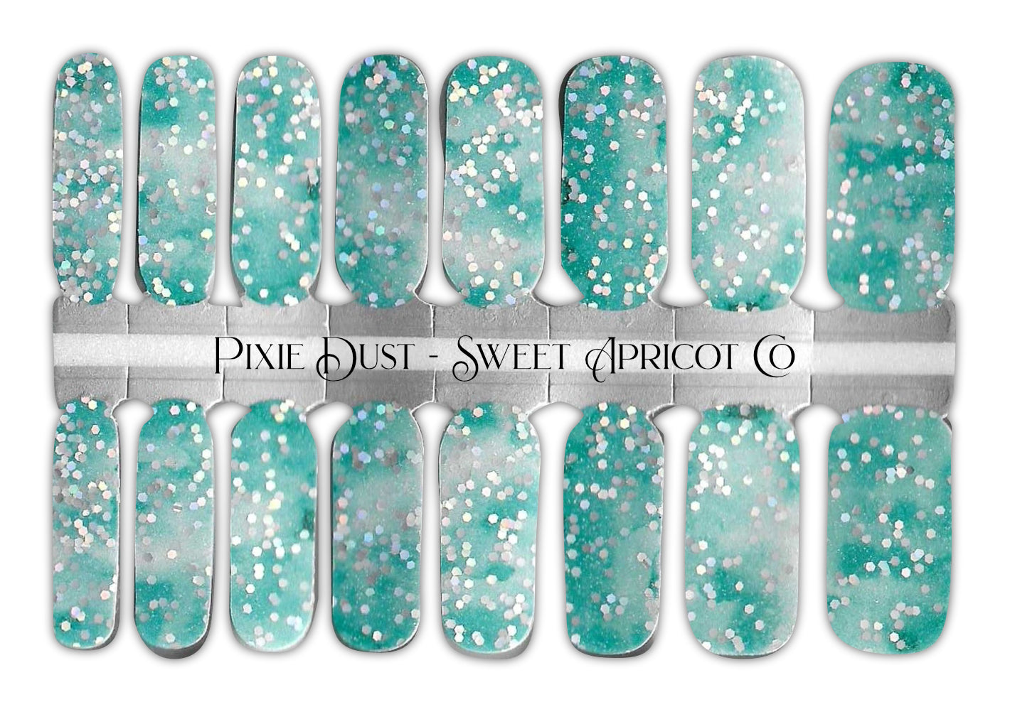 Pixie Dust Nail Wraps - Beautiful Glitter Design