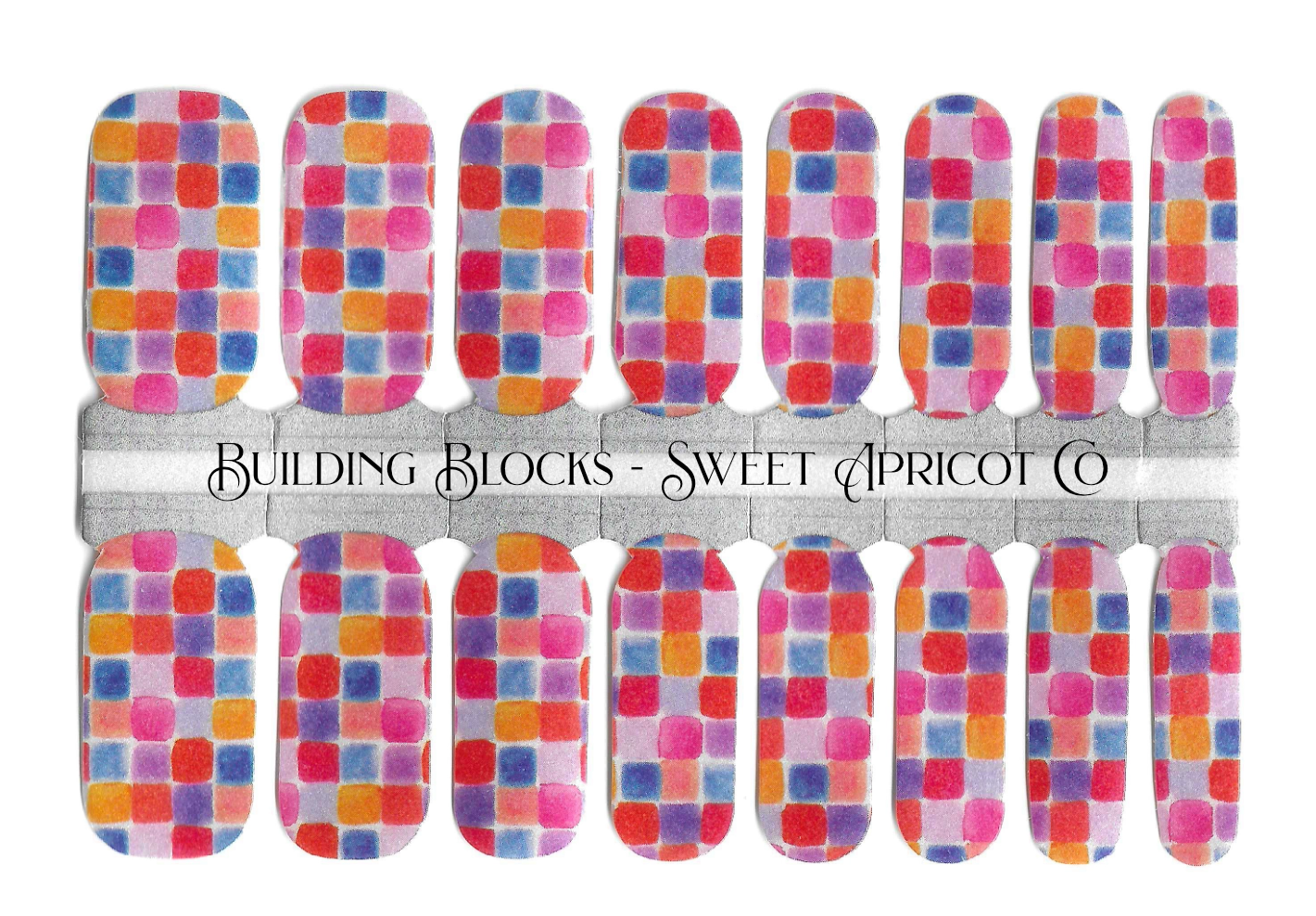 Building Blocks Nail Wraps - Gorgeous!