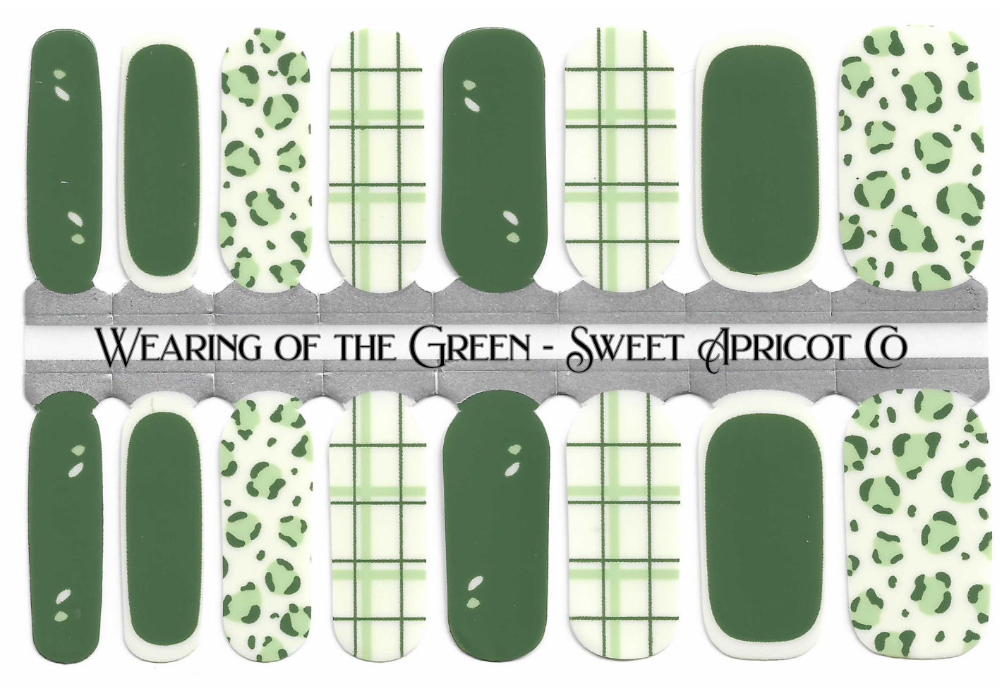 Wearing of the Green Nail Wraps - St Patrick's Day Design