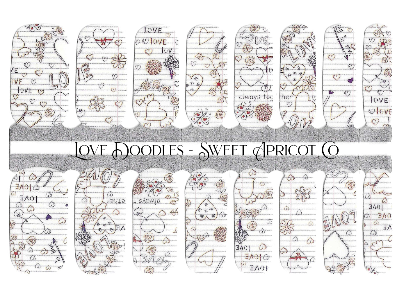 Love Doodles - Nail Wraps for Everyday!