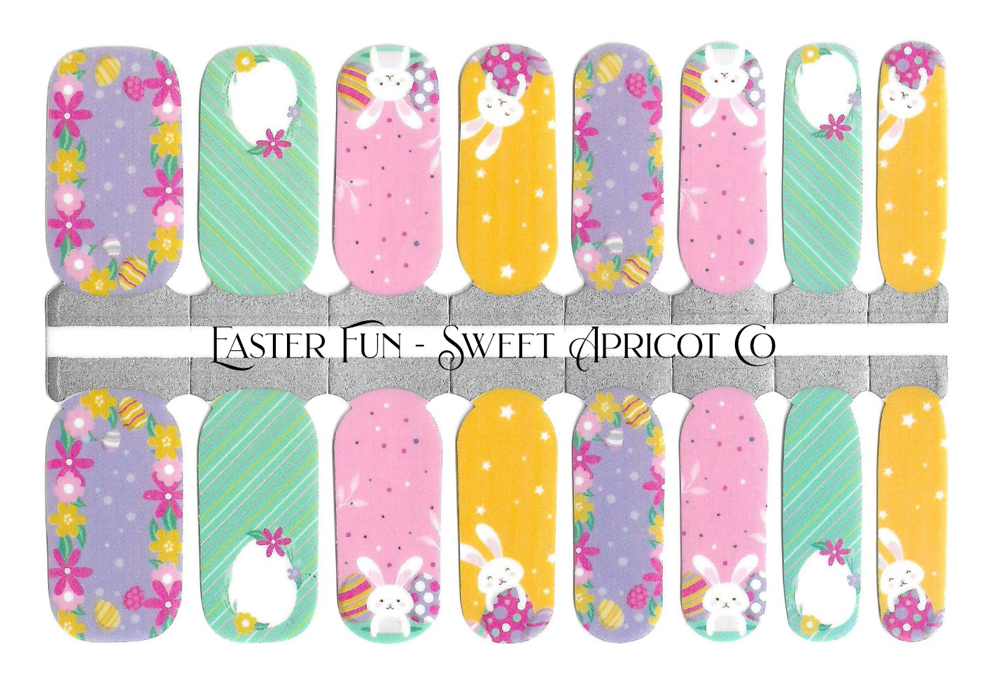 Easter Fun Nail Wraps - Sweet Spring Design