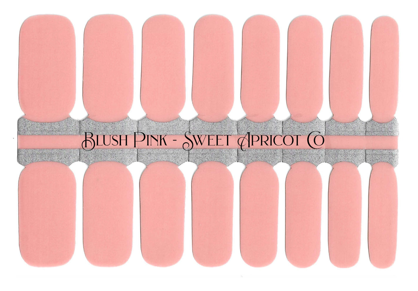 Blush Pink - Solid Color Nail Wraps