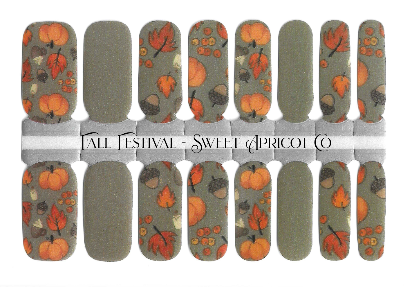 Fall Festival Nail Wraps - Gorgeous!