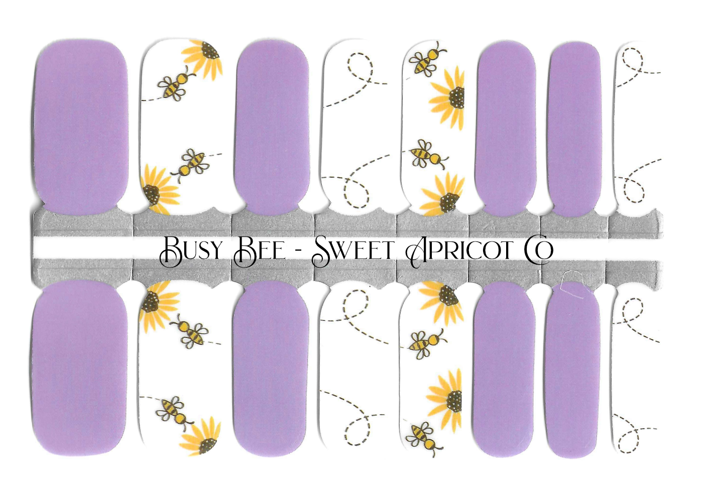 Busy Bee Nail Wraps - Super Cute!