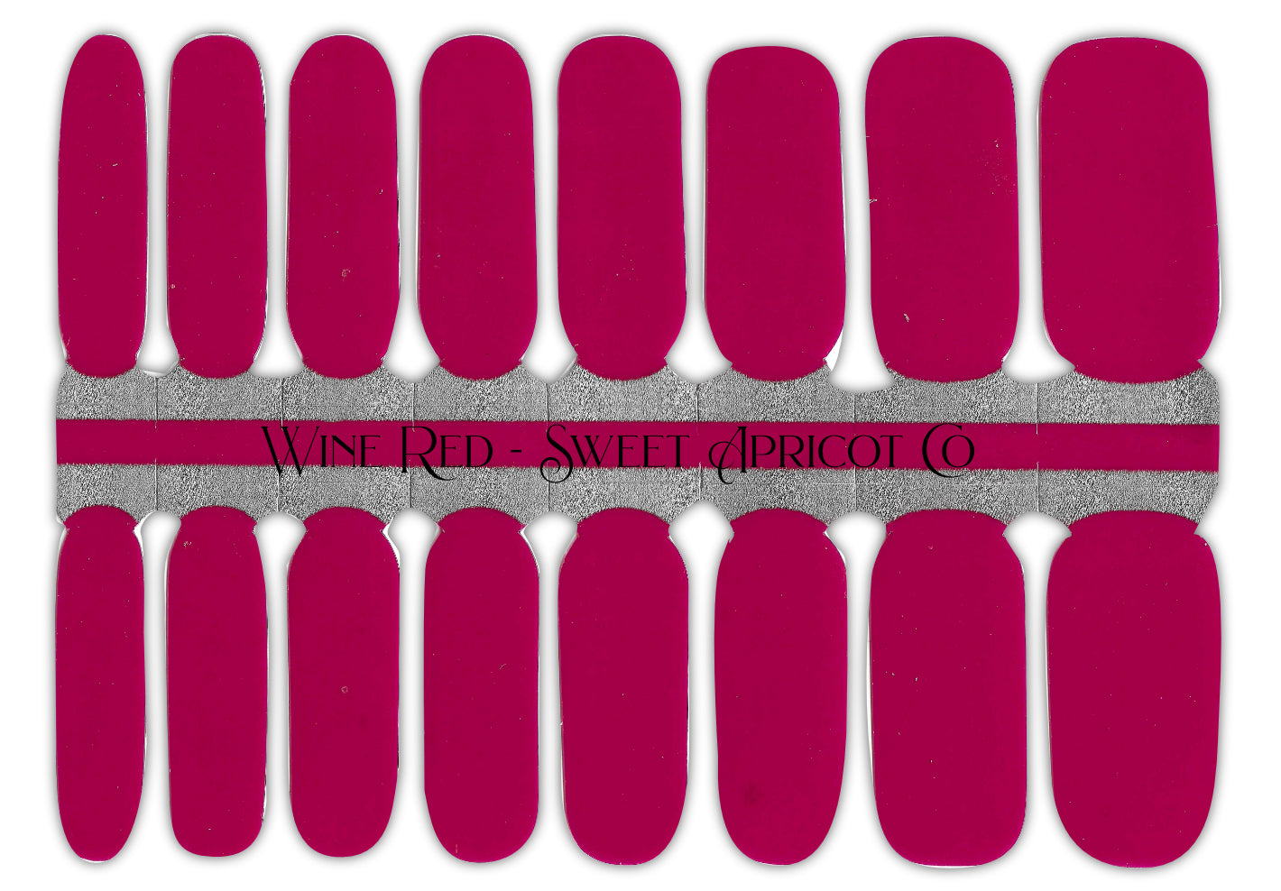 Wine Red Nail Wraps - a Gorgeous Color for Anytime!