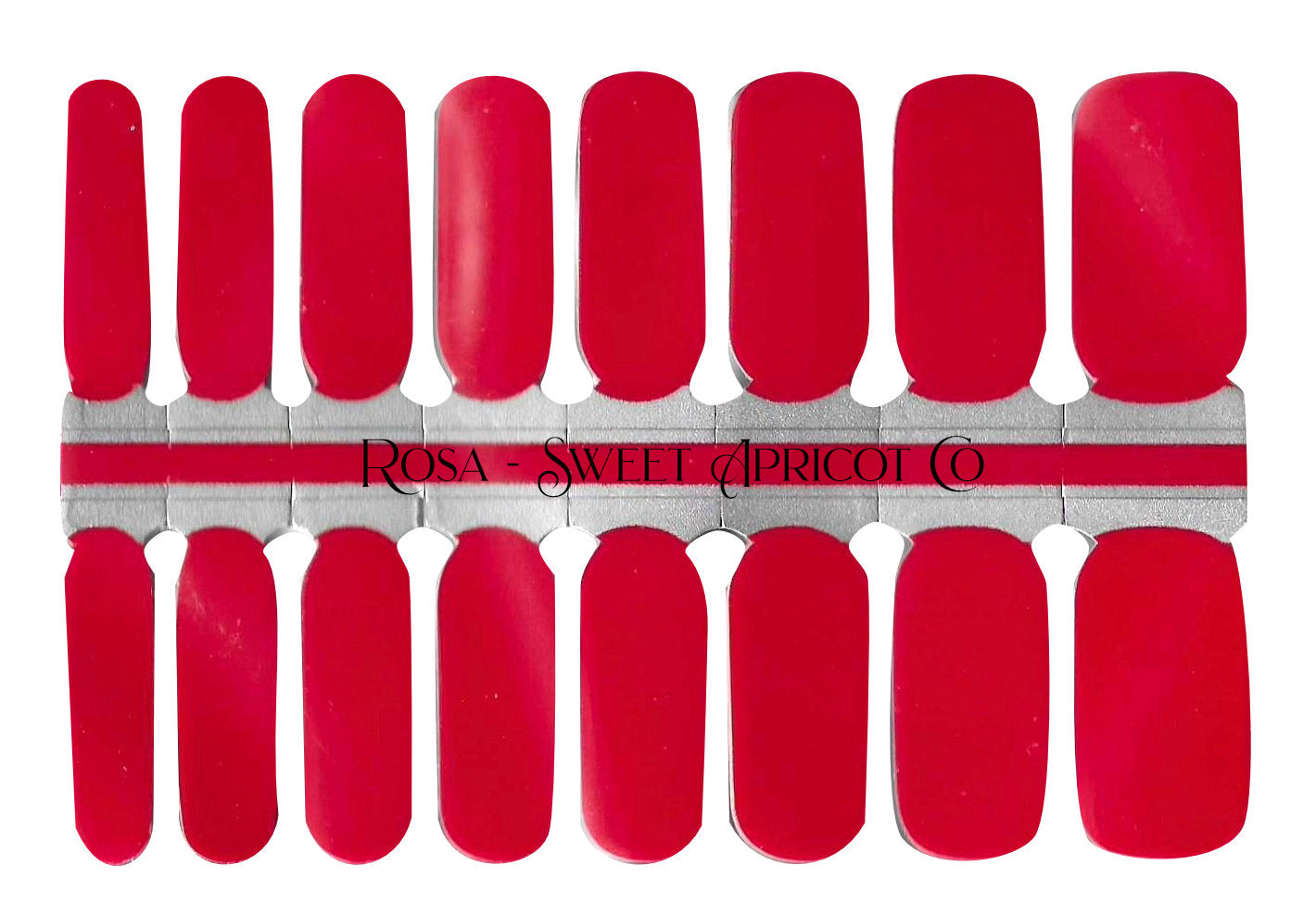 Rosa Nail Wraps - A Cheery Red for Any Season