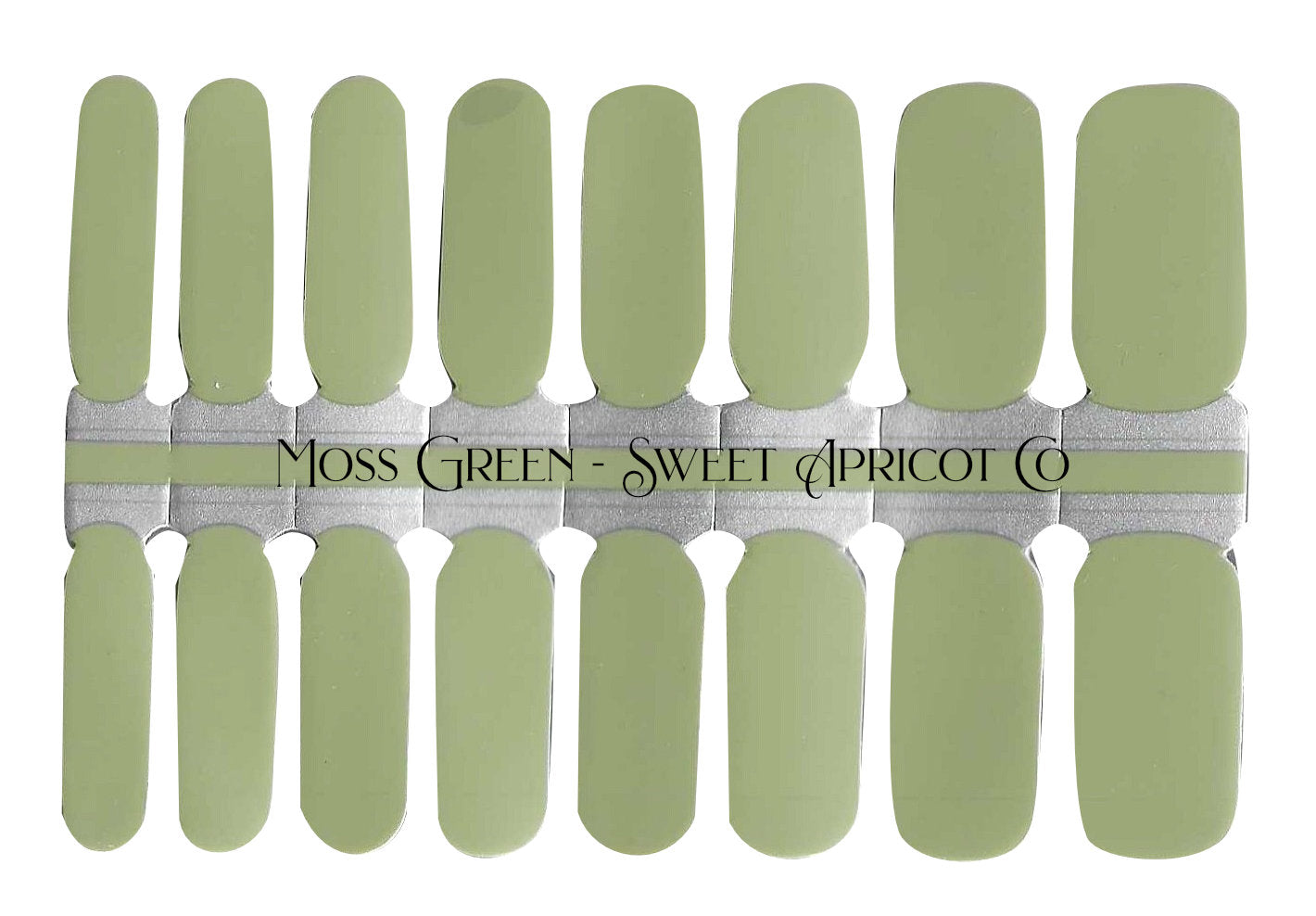 Moss Green Nail Wraps - Perfect for Any Season