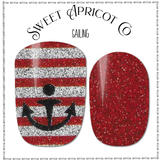 Sailing - Summer Nautical Nail Wraps