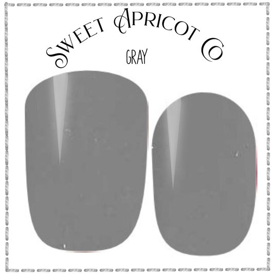 Gray Nail Wraps - Perfect for Any Season