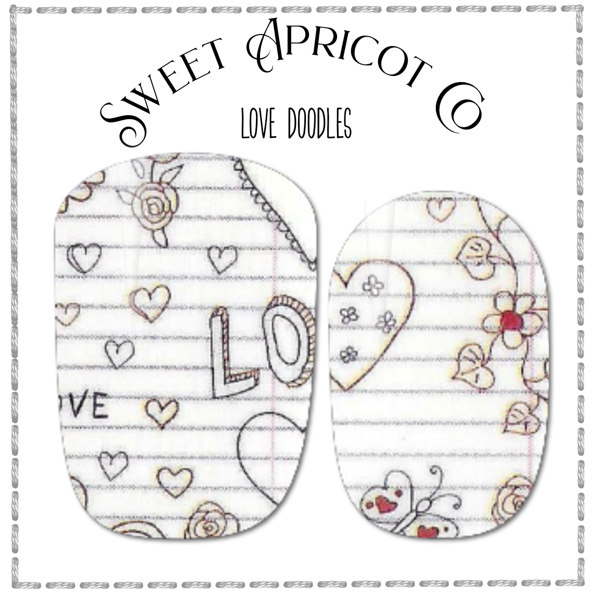 Love Doodles - Nail Wraps for Everyday!