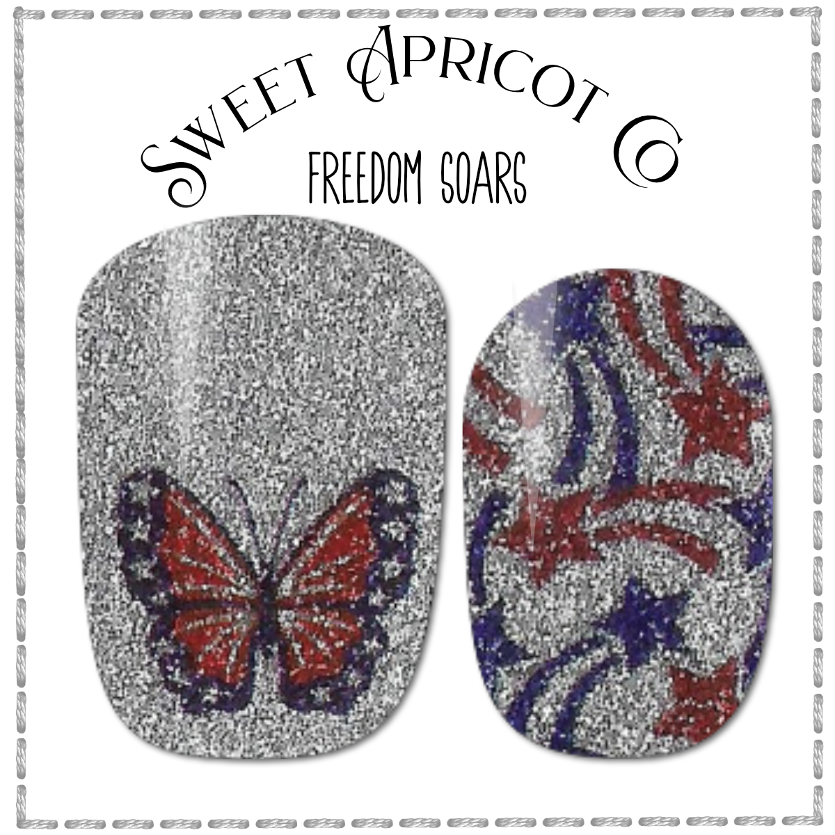 Freedom Soars - 4th of July Nail Wraps