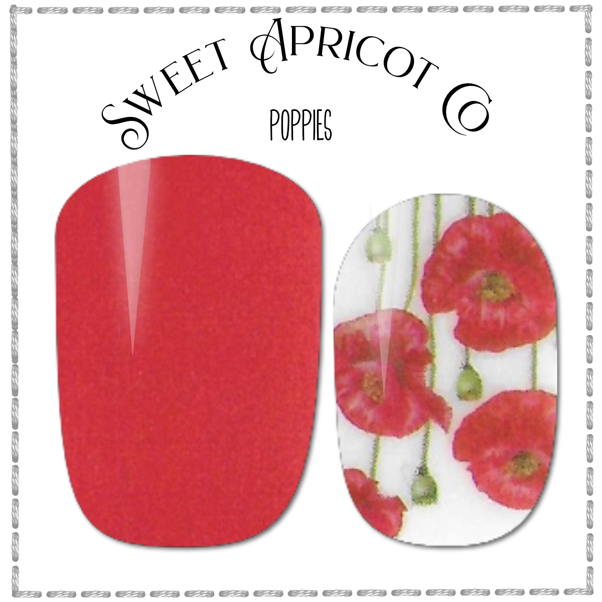 Poppies - Floral Nail Wraps