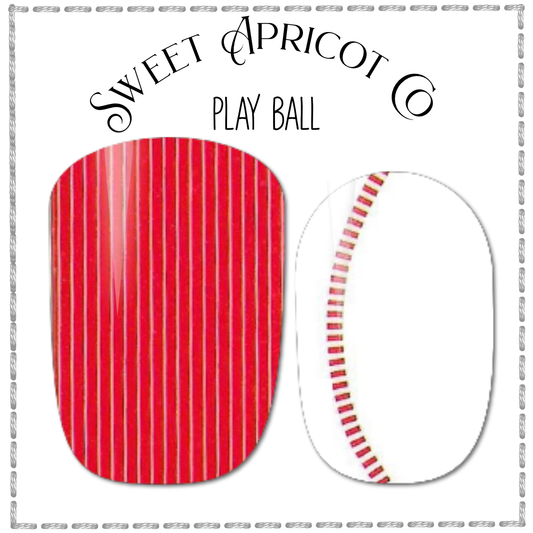 Play Ball - Baseball Nail Wraps