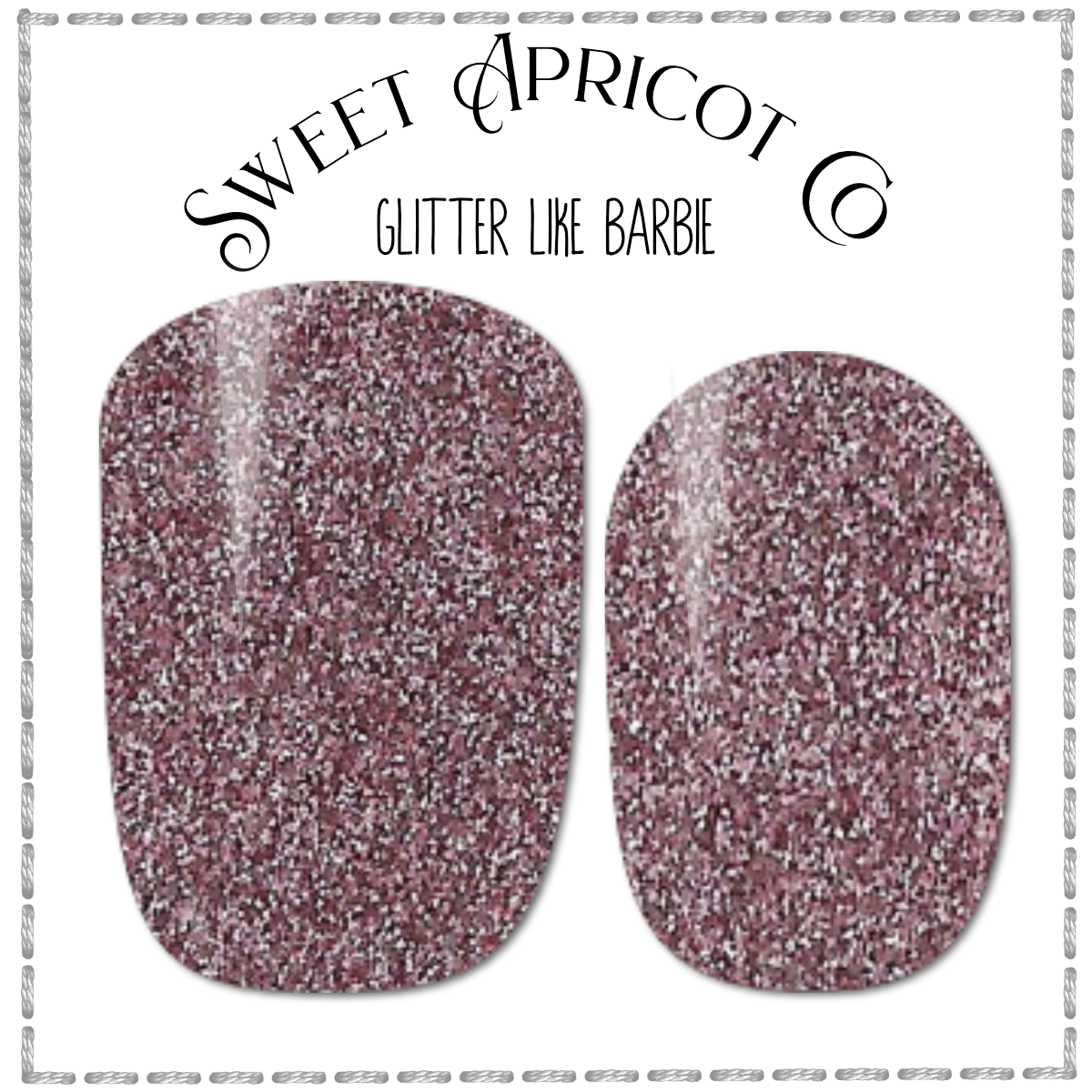 Glittler Like Barbie - Glitter Nail Wraps