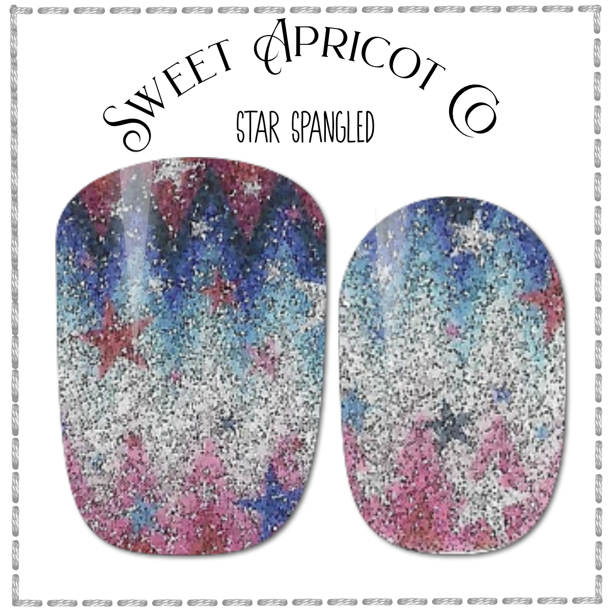 Star Spangled - 4th of July Nail Wraps