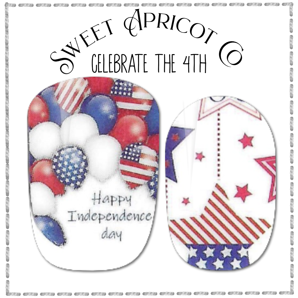 Celebrate the 4th - 4th of July Nail Wraps